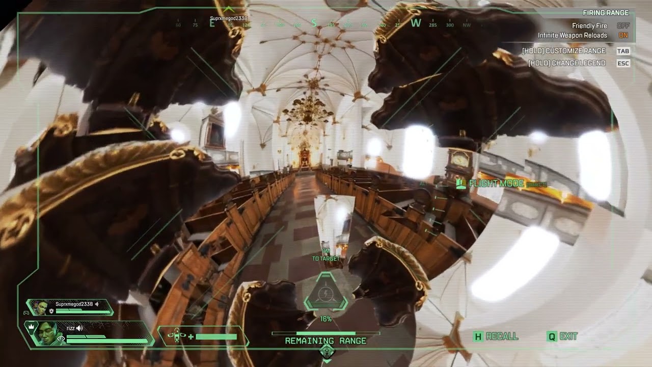 Glitching under the map in Apex (we explored the church) PT1