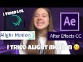 after effects editor tries alight motion for the FIRST TIME