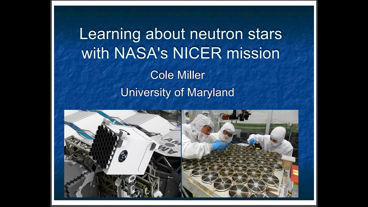 Learning about neutron stars with NASA's NICER mission