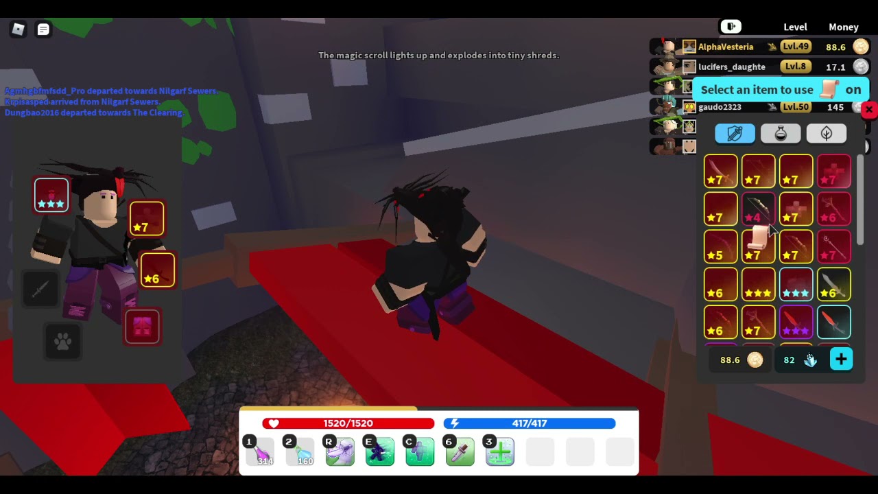 Roblox | Vesteria Holy Scrolls Go Brrrrrr