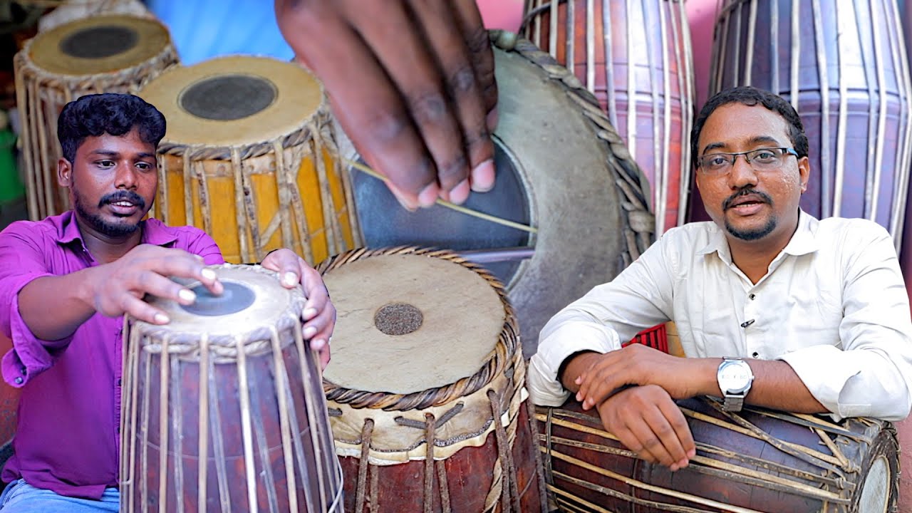 மிருதங்கம் இப்படித்தான் செய்றாங்களா😳 | Mridangam Making Tamil | சிந்து பைரவி | Aadhan Cinema