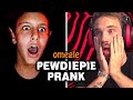 Pewdiepie JUMPSCARE PRANK on Omegle!