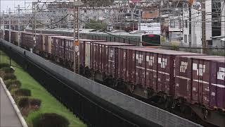8052レ EF210-130+コキ21両 戸塚付近通過