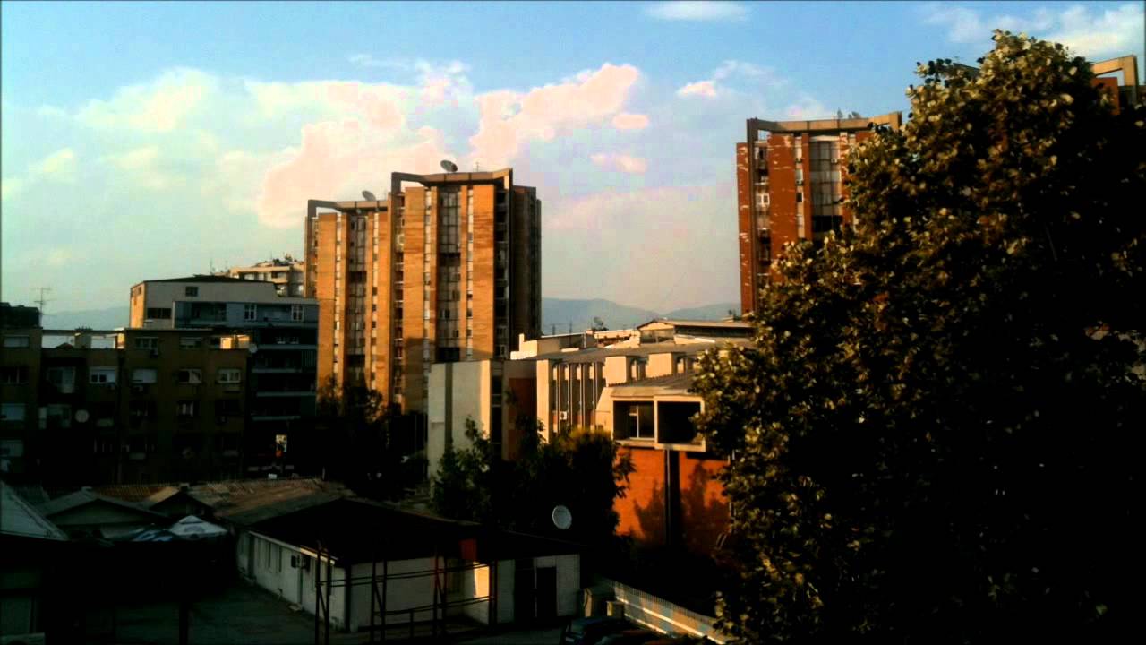 Skopje Sunset (Time Lapse)