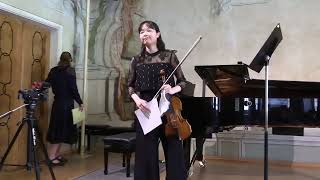 Antonín Dvořák: Sonatina op. 100 -  Riko Nakagawa - violin, Slávka Vernerová - piano /selection/