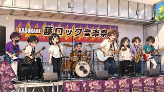 藤RockFESTIVAL 尾崎豊トリビュートバンドklaxon全編。 - YouTube