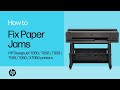 Fix paper loading issues | HP DesignJet T850, T858, T908, T918, T950, XT950 printers | HP Support