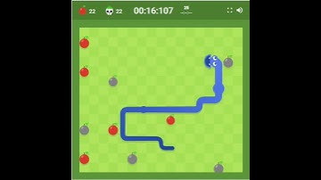 Google Snake Speedrun Poison Mode Standard 25 Apples 5 Apples Standard 19.440s [PB]