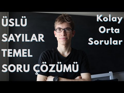 Üslü Sayılar, Mutlaka Çözülmesi Gereken Sorular (Kolay-Orta Düzey) TYT-ALES-DGS-KPSS