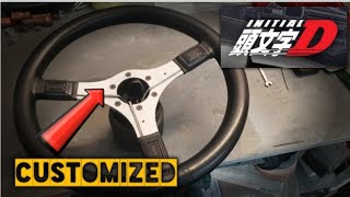 Replacement steering wheel for the Ae86 trueno | Install | How To | DIY | Initial D | UKAC