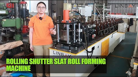【Rolling shutter slat】Linbay-Rolling shutter slat roll forming machine