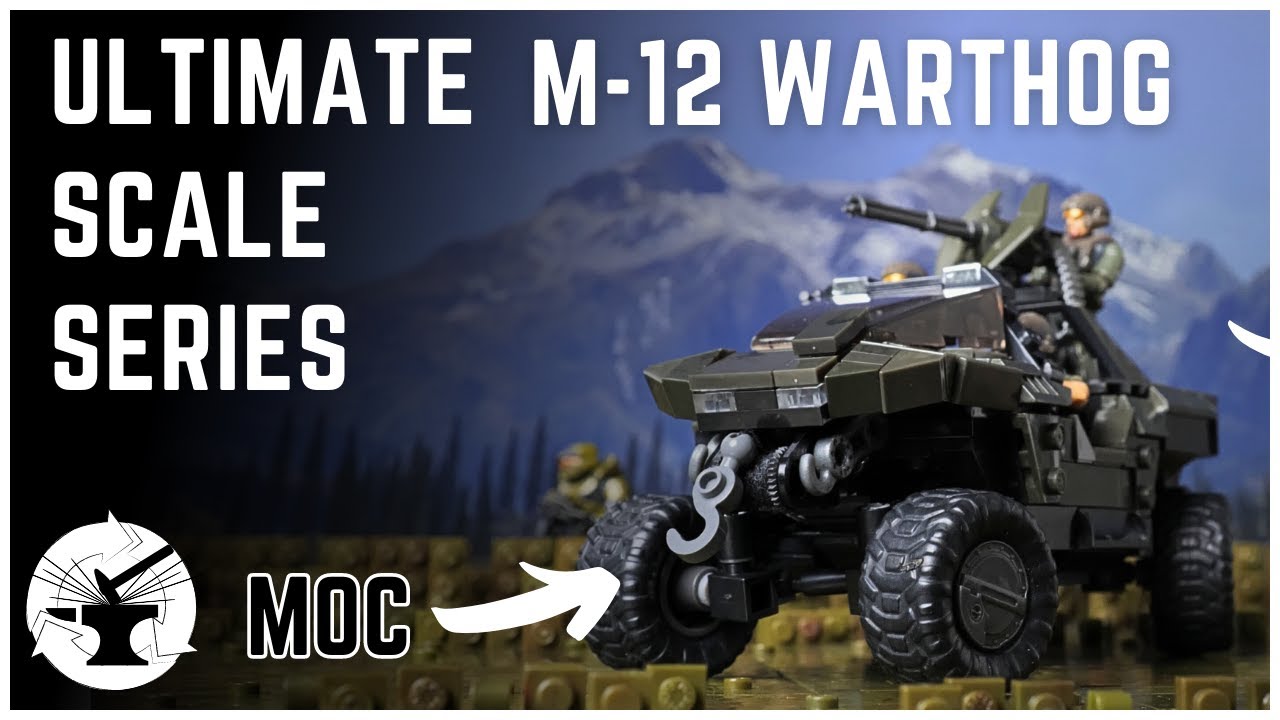 ULTIMATE M-12 Warthog MEGA Halo MOC