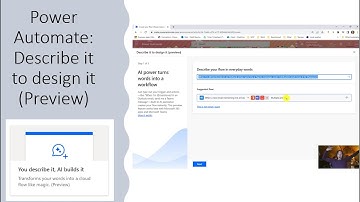 Power Automate: Describe it to design it