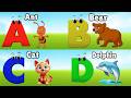 Alphabet Animals Song | Learn the ABC Alphabet Animals Song for Kids | ABC Alphabet Phonics Song