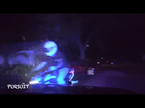 Biker makes HUGE MISTAKE and TAKES FLIGHT trying to flee from Florida Trooper.