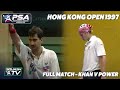 #ThrowbackThursday - Jansher Khan v Jonathon Power - 1997 Hong Kong Squash Final