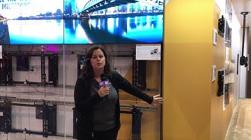 InfoComm 2017: Chief Exhibits LVSXU ConnexSys Video Wall Landscape Mounting System Without Rails