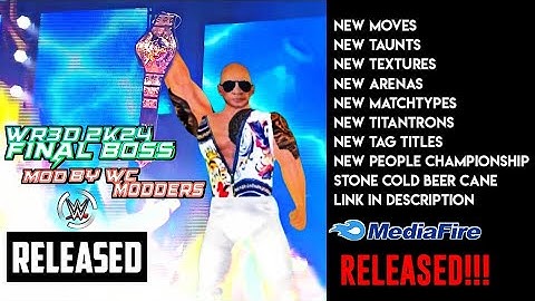 Wr3d New Mod | Wr3d 2k24 Final Boss Mod Download Link Mediafıre |WWE 2k24 For Android|By Wc Modders|