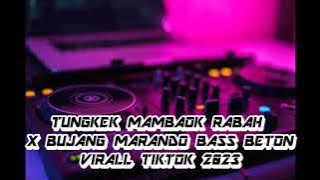 DJ MINANG TUNGKEK MAMBAOK RABAH X BUJANG MARANDO FULL BASS 2023 #PARGOYEDITION