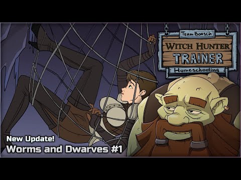 Witch Hunter Trainer[Worms and Dwarves #1 Update]☚#25☛Маленькие бородатые извращенцы...