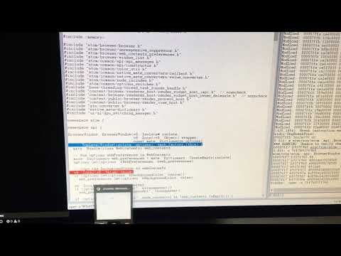 Electron BrowserWindow API debug example
