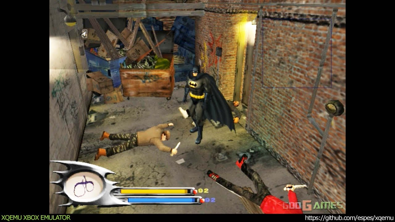 XQEMU Xbox Emulator - Batman Dark Tomorrow Ingame - realtime! (WIP) -  YouTube