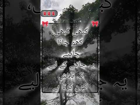 جو ڈھونڈے وہی اپنا ہے