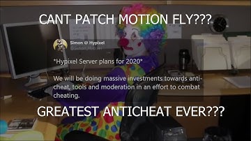 Watchdog in a nutshell - Flying on the hypixel pit