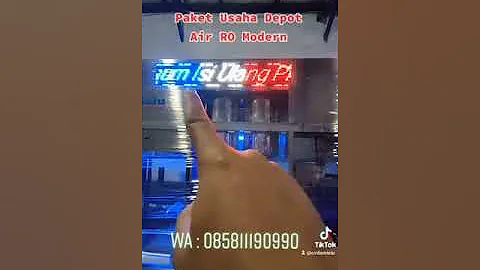 Usaha Depot Air Minum Isi Ulang RO Modern #depotairminum