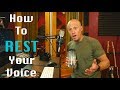 Singers:  How to (and how not to) Rest Your Voice