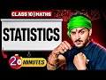 Statistics in 20 Min: Key Questions for Class 10 📊