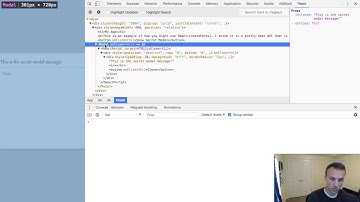 Use React Portals to build a Modal