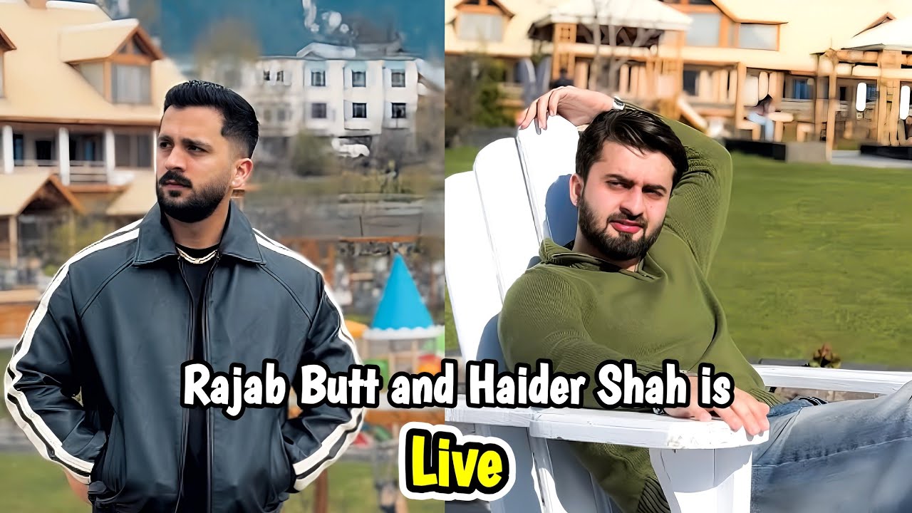 Rajab Butt and Haider Shah is live | 2 April - YouTube