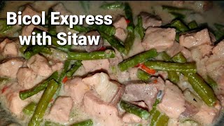 Bicol Express with Sitaw (Spicy)