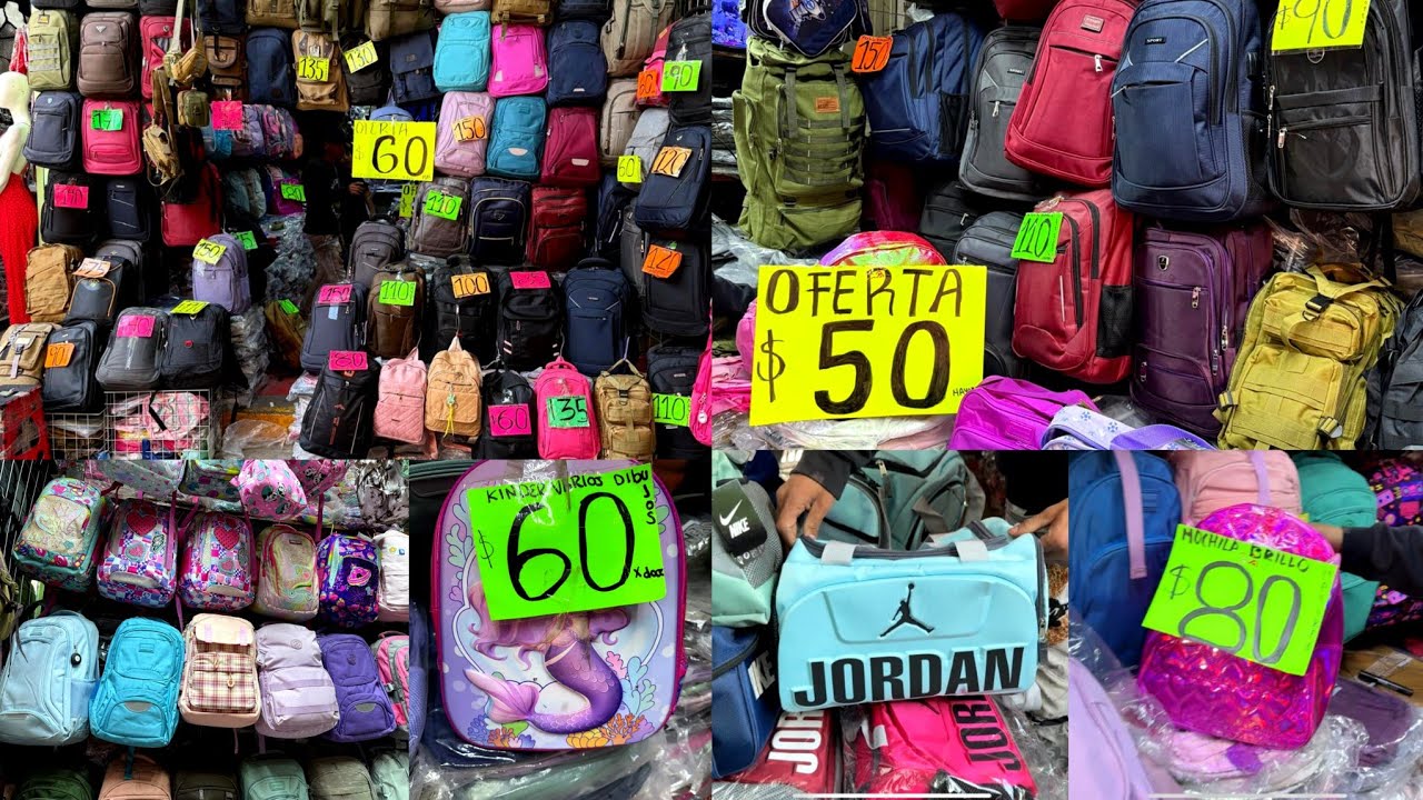 🎒 Precios de FÁBRICA en el Centro CDMX 😲 Desde $50 pesos 
