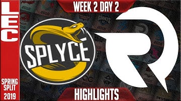 SPY vs OG Highlights | LEC Spring 2019 Week 2 Day 2 | Splyce vs Origen