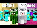 SOPRAVVIVO 60 GIORNI NASCOSTO in una BASE SEGRETA su MINECRAFT!