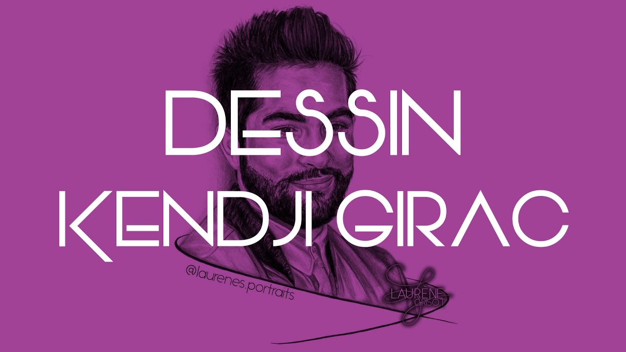 SPEED DRAWING | Dessin Kendji Girac - YouTube