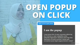 How to make a popup | HTML, CSS and Vanilla JavaScript