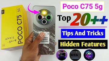 Poco C75 5G Tips and tricks / Poco c75 Top 20+ hidden features / Poco c75 5g hidden features
