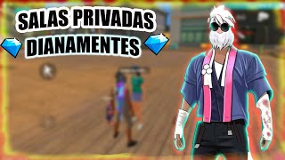 FREE FIRE EN VIVO💎SALAS PRIVADAS CON💎DIAMANTES| DIRECTO DE FREEFIRE💎