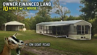 10 acres and house on Goat Road - Owner Financed Land for Sale in Missouri - InstantAcres.com