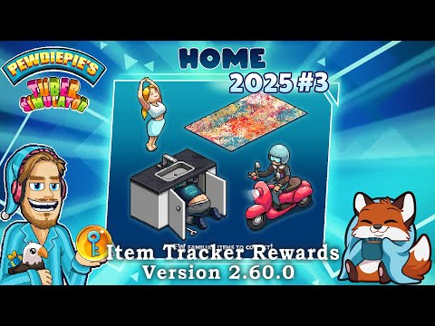 Pewdiepie's Tuber Simulator - All Home Event Item Tracker Rewards #7 - September 2025