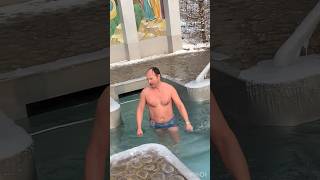Epiphany bathing ice hole swimming bath 16.09.2023 #shorts