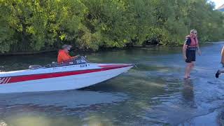 Condition scoring ewes, and jet boating the Matukituki river!January 2022 footage. screenshot 1