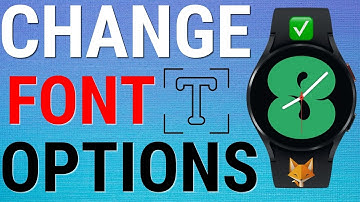 How To Change Font on Samsung Galaxy Watch (4/3/Active)