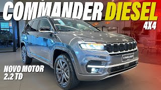 NOVO COMMANDER OVERLAND 2.2 TURBO DIESEL - Mais Potência e Torque No SUV de 7 Lugares!
