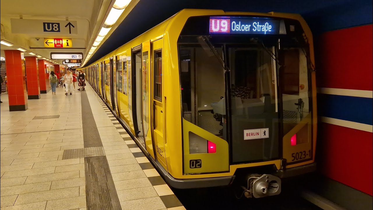 Mitfahrt in der kompletten U9 von Rathaus Steglitz bis Osloer Straße im H97 5023-1