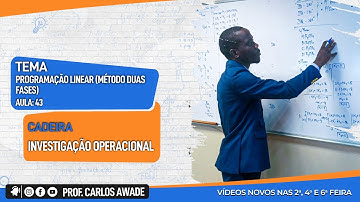 MÉTODO SIMPLEX DUAS FASES