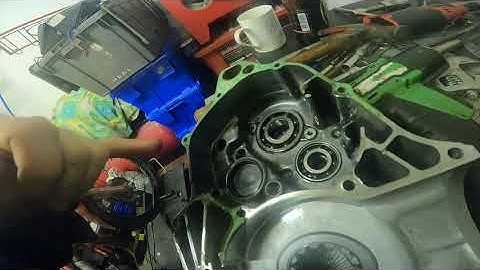CRF 450R 2011 CRANKCASE SPLIT time lapse